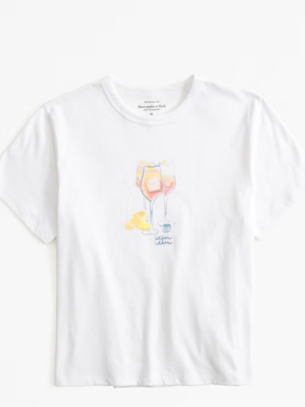 Abercrombie graphic baby tee
